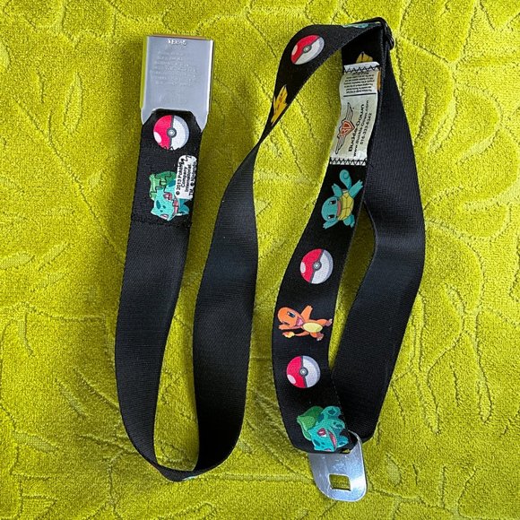 Buckle-Down Pokemon Poke Balls and Starters Seatbelt Belt Made in USA 2013 - Picture 8 of 8